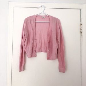 WILFRED LIGHT CROPPED CARDIGAN